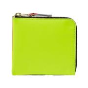 Comme des Garçons Super Fluorescent Zip Wallet Yellow, Unisex