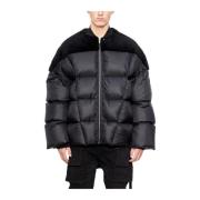 Rick Owens Dunjacka med Shearling Black, Herr