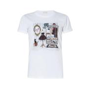 Liu Jo Klassisk T-Shirt White, Dam