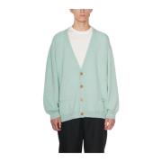 Magliano Logo Ull Cardigan Beige, Herr