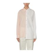 Marni Asymmetrisk Poplin Skjorta White, Dam