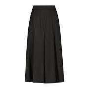 Max Mara Svarta Ullkjolbyxor Black, Dam