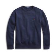 Ralph Lauren Fleece Crewneck Sweatshirt Blue, Herr