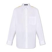 Versace Skjorta med fickor White, Herr