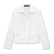 Dolce & Gabbana Kortärmad tröja White, Dam