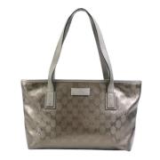 Gucci Vintage Pre-owned Canvas gucci-vskor Beige, Dam