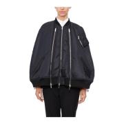 Comme des Garçons Nylon Bomberjacka Black, Dam