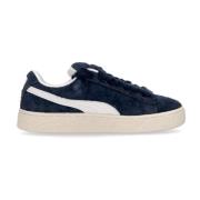 Puma Suede XL Hairy Club Navy/Frosted Ivory Sneakers Blue, Herr