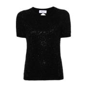 Blumarine Paricollo Svart Skjorta Black, Dam