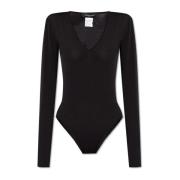 Fabiana Filippi Bodysuit med långa ärmar Black, Dam