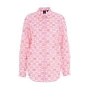 Pinko Rose Ss24 Damkläder Skjorta Pink, Dam
