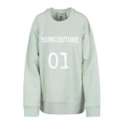 Semicouture Y4Sp10 Sweatshirt Green, Dam