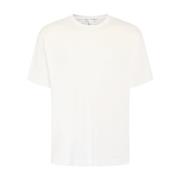 Comme des Garçons Vit Oversized T-shirt med Logotyp White, Herr