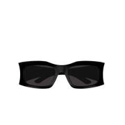 Balenciaga Kvinnors fyrkantiga acetat solglasögon i svart Black, Dam