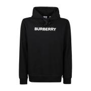 Burberry Logotypad huvtröja Black, Herr