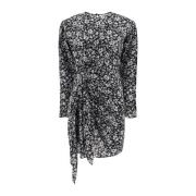 Isabel Marant Étoile Svart Blommig Klänning Black, Dam