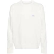 Autry Logo Patch Sweatshirt White, Herr