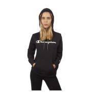 Champion Lättviktsfleece tröja för kvinnor Black, Dam