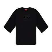 Diesel T-Rowy-Od T-shirt Black, Dam