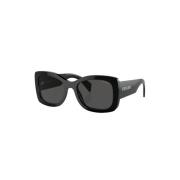 Prada Svarta solglasögon, stiliga och mångsidiga Black, Dam