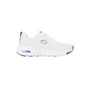 Skechers Dam Mesh Snörskor White, Dam