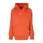 Nike Phoenix Fleece Oversized Pullover Hoodie Orange, Dam