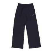 Nike Svart/Segel Fleece Wide-Leg Pant Black, Dam