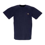 Carhartt Wip Herr Chase T-Shirt - Mörkblå/Guld Blue, Herr