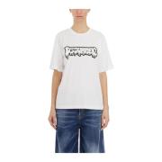 Dsquared2 Logo Print T-Shirt White, Dam