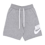 Nike Alumni HBR FT Casual Shorts Gray, Herr
