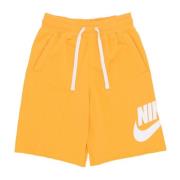Nike Alumni HBR FT Shorts Sundial/Vit Orange, Herr
