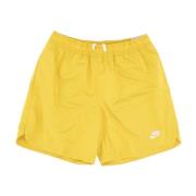 Nike Club Woven Flow Shorts Yellow, Herr
