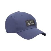 Emporio Armani EA7 Logo Patchad Baseballkeps - Ea7 Blue, Herr