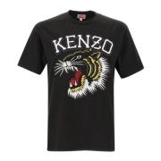 Kenzo Svarta T-shirts och Polos från Paris Black, Herr