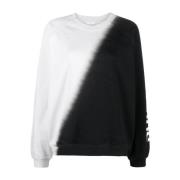 Chloé Svart Bomullssweatshirt med Logodetalj Black, Dam