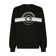 Dolce & Gabbana Snygga Sweatshirts för Daglig Komfort Black, Herr