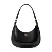 Tory Burch Omvandlingsbar Halvmåneväska Black, Dam