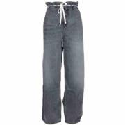 Isabel Marant Étoile Snygga Wide Jeans för Kvinnor Gray, Dam