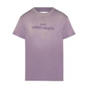Maison Margiela Lila T-shirt med omvänd tryck Purple, Dam