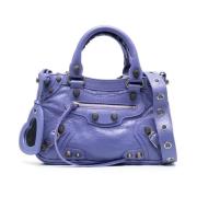 Balenciaga Liten Neo Cagole Toteväska Purple, Dam