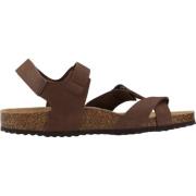 Geox Stiliga platta sandaler för kvinnor Brown, Dam