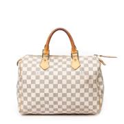 Louis Vuitton Vintage Pre-owned Tyg handvskor Beige, Dam