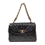 Chanel Vintage Pre-owned Laeder handvskor Black, Dam