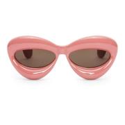 Loewe Dammrosa Cat-Eye Solglasögon Pink, Dam