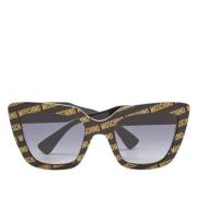 Moschino Pre-Owned Pre-owned Acetat solglasgon Black, Dam