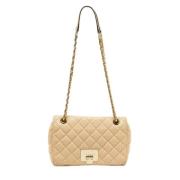 Michael Kors Pre-owned Pre-owned Laeder axelremsvskor Beige, Dam