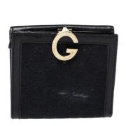 Gucci Vintage Pre-owned Canvas plnbcker Black, Dam