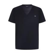 Dsquared2 Cool Fit V Neck Classic T Shirt Black, Herr