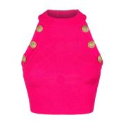 Balmain Fuchsia Tröjor för Kvinnor Pink, Dam