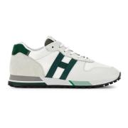 Hogan Vita sneakers med 70-talets atletiska stil White, Herr